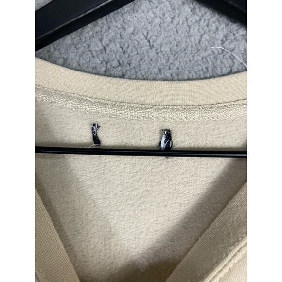 Unisex Ivory Michelangelo Art Graphic Crewneck Sweatshirt Unisex XL - Picture 7 of 10